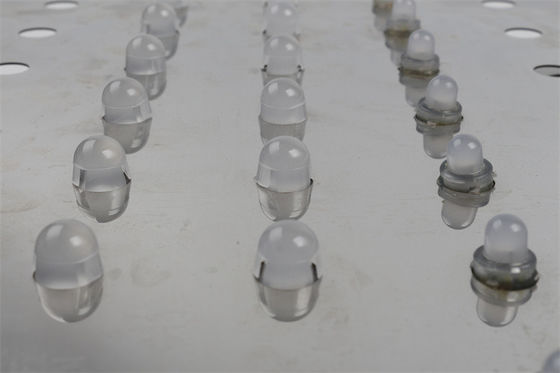 আউটডোর স্কয়ার LED পিক্সেল লাইট 12mm DC5V RGB ফুল কালার 0.3W বিজ্ঞাপনের জন্য