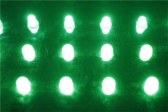 12mm 0.3W DC12V স্কয়ার LED পিক্সেল মডিউল ওয়াটারপ্রুফ আউটডোর একক রঙ