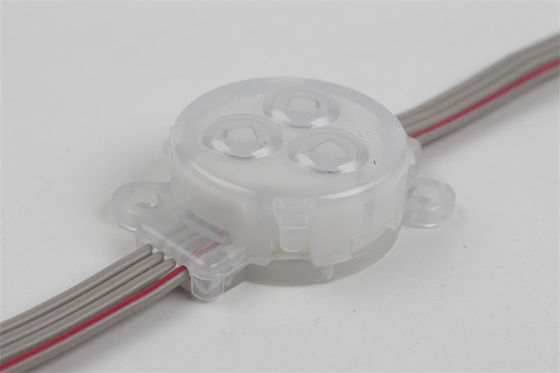 Outdoor Decoration Permanent Christmas Lights 30mm RGB  LED Point Light Source DC12V 0.75W LED Pixel Light