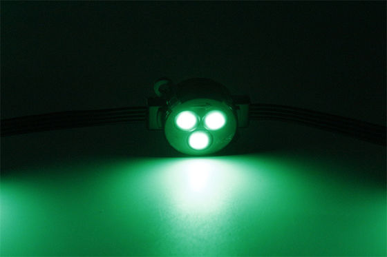 বহিরঙ্গন সজ্জা স্থায়ী ক্রিসমাস লাইট 30mm RGB LED পয়েন্ট লাইট উত্স DC12V 0.75W LED পিক্সেল লাইট