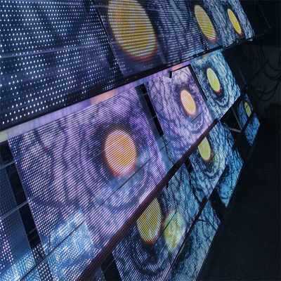 Customized LED Transparent Film Screen for Advertising Video Wall P6DC5V WE1314RGB 16bit