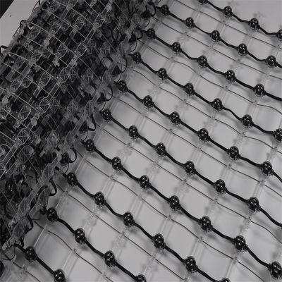 Outdoor Flexible LED Mesh Screen for Advertising Stage Background P100 DC12V RGB Display Screen