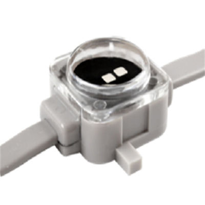 আইপি 67 স্থায়ী ছুটির দিন সজ্জা লাইট হাউস DC9V 0.5W 25 মিমি আউটডোর ওয়াটারপ্রুফ LED পয়েন্ট ল্যাম্প RGBW