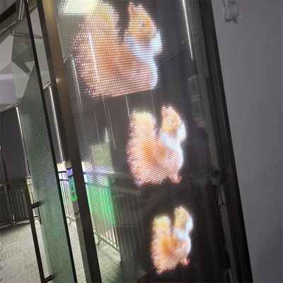 Bright LED Transparent Screen Glass Window P6.25 P8 P10 Indoor LED Film Display