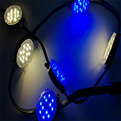 IP67 Waterproof DC24V 50MM DMX LED RGB Pixel Lights Programmable Full Color Smart Point Light Outdoor