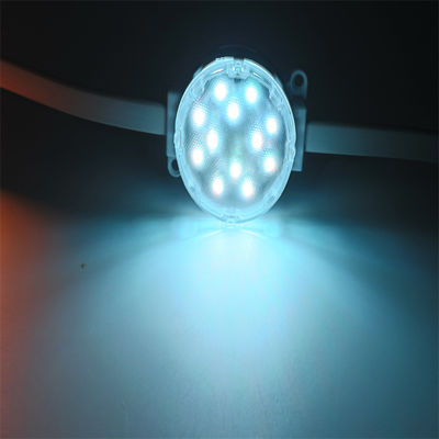 RGBW 6500k পিক্সেল আলো 12 * SMD3535 50mm পয়েন্ট আলোর উৎস IP67 জলরোধী