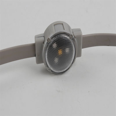 RGB SMD3535 পূর্ণ রঙ LED পিক্সেল 30mm 12V 1W বৃত্তাকার জলরোধী লেন্স কভার সঙ্গে LED ক্রিসমাস লাইট