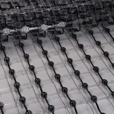 বহিরঙ্গন নমনীয় LED Mesh স্ক্রিন P143 উচ্চ সংজ্ঞা পূর্ণ রঙ প্রদর্শন