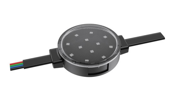 হুড কোয়ালিটি 0.3W 24V RGB 50mm IP67 ওয়াটারপ্রুফ পিক্সেল লাইট Dmx512 LED পয়েন্ট লাইট