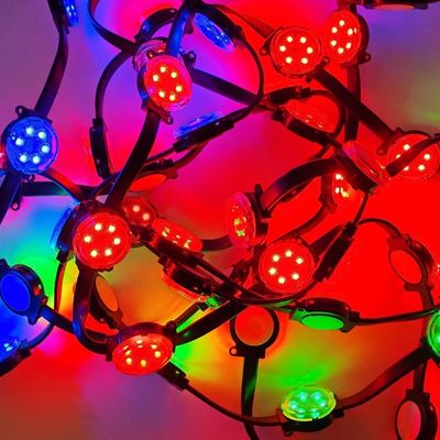 উচ্চ উজ্জ্বলতা এবং DMX512 কন্ট্রোল সহ বহিরঙ্গন IP67 40 মিমি পিক্সেল LED পয়েন্ট লাইট