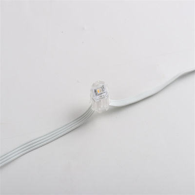 Christmas Permanent 0.4W 20MM IP67 RGBW Emitting Color PC Body Decoration For LED Eave Lights