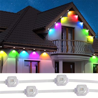 স্থায়ী হ্যালোইন বহিরঙ্গন আলোকসজ্জা জন্য SMD5050 RGBW LED ইয়েভস হালকা