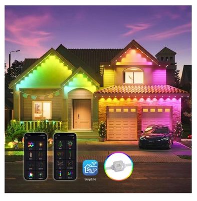 SMD5050 RGBW LED Eaves Light for Permanent Halloween Outdoor Decorative Lighting