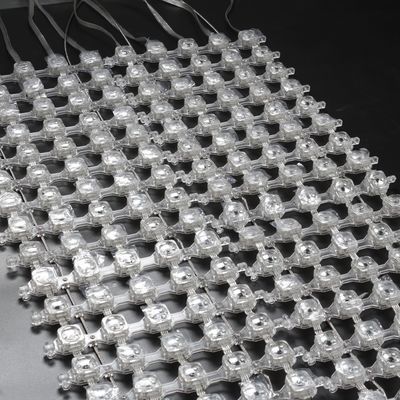 CE ROHS Certified Flexible Mesh LED Display Panel Screen Programmable for Advertisement