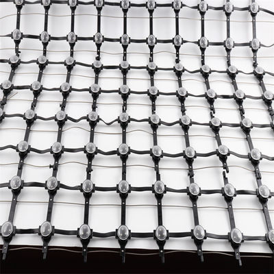 Flexible Transparent Mesh LED Screen with CE RoHS Certification and P100 Pixel Pitch