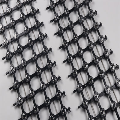 DMX512 কন্ট্রোল LED Mesh Curtain Display Screen with 160 Degree Beam Angle and SMD3535*3 LED