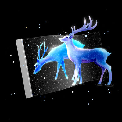 Transparent P6 DC5V WE1314RGB-IC Outdoor LED Film Display For Hoisting/Affixed Installation