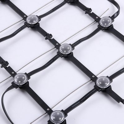 বহিরঙ্গন নমনীয় LED নেট স্ক্রিন জলরোধী IP67 LED ভিডিও Mesh DMX512 P62.5 DC12V RGB