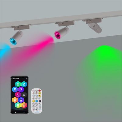 ইনডোর হল সিলিং মাউন্ট LED ট্র্যাক লাইট 24V 40W Dimmable RGBW রঙিন