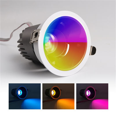 Adjustable Indoor Spotlight 20W Circular Color Lighting with Frequency 50-60Hz