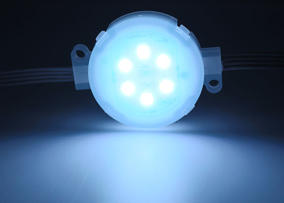 বিনোদন পয়েন্ট লাইট প্রোগ্রামযোগ্য 24V LED আউটডোর পিক্সেল লাইট LED স্ট্রিং RGB লাইট 50mm ব্যাস