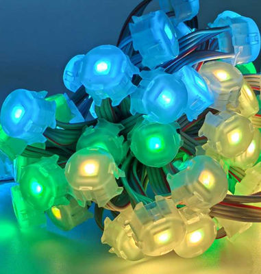 শপিং মল জন্য 20mm ডিসি 12V ডিজিটাল RGB LED পিক্সেল হাল্কা, LED পিক্সেল স্ট্রিং