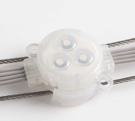 আউটডোর DMX512 পিসি উপাদান শেল সঙ্গে অনুজ্জ্বল আরজিবি লাইট স্ট্রিং LED পিক্সেল মডিউল