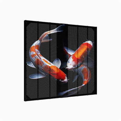 Outdoor P2.6 Full Color LED Grille Screen IP65 Transparent Shopping Malls and Subway Display