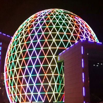 স্থায়ী পিক্সেল পয়েন্ট লাইট DMX 20mm DC12V LED ক্রিসমাস RGB লাইট