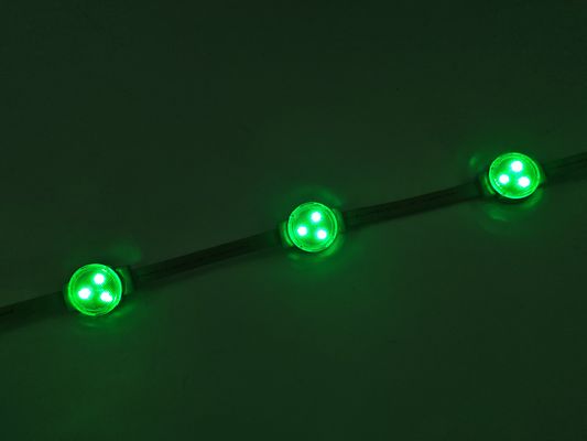 Outdoor Funfair Full Color Super Bright Custom Christmas House Decoration Module Led Point Light Source With 30mm Veiwing Angle 120°