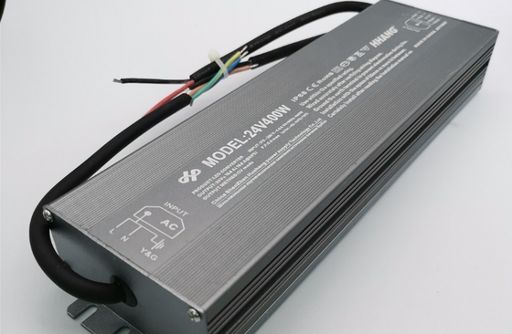 ওয়াটারপ্রুফ LED ড্রাইভার 400W 12V 24V কনস্ট্যান্ট ভোল্টেজ IP67 LED ট্রান্সফরমার