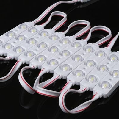 SMD 2835 DC12V 3 লাইট ইনজেকশন LED মডিউল 1.5 ওয়াট IP65 জলরোধী আলংকারিক ব্যাক লাইট লেটার সাইন বিজ্ঞাপন লাইট বক্সের জন্য
