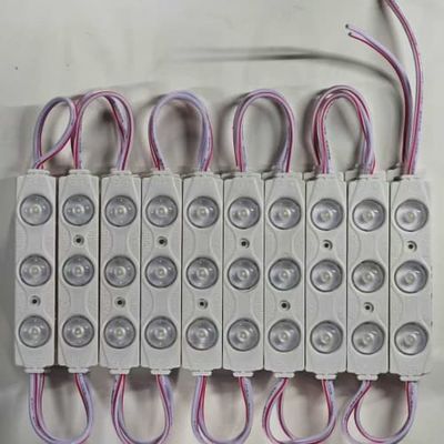 সুপার ব্রাইট ৩এলইডি ইনজেকশন এলইডি মডিউল ১২ভি ওয়াটারপ্রুফ আইপি৬৫ ১.৫ওয়াট এলইডি মডিউল সাইনেজ বিজ্ঞাপনের জন্য আলো