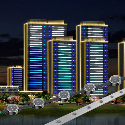 আউটডোর ওয়াটারপ্রুফ অ্যাপ্লিকেশনের জন্য আরজিবি এলইডি মডিউল সহ 30 মিমি 0.75 ওয়াট ডিসি 12 ভি এলইডি পয়েন্ট লাইট উত্স