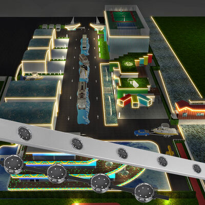 40 মিমি DMX512 DC24V প্রোগ্রামযোগ্য LED পিক্সেল লাইট আউটডোর ওয়াটারপ্রুফ অ্যাপ্লিকেশনের জন্য