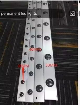 অ্যাপ-নিয়ন্ত্রিত স্থায়ী এলইডি পয়েন্ট লাইট বড় বাড়ি দীর্ঘ দূরত্ব 36V 1.5W আইপি 67 আউটডোর ট্র্যাক ছুটির দিন ক্রিসমাস সজ্জা