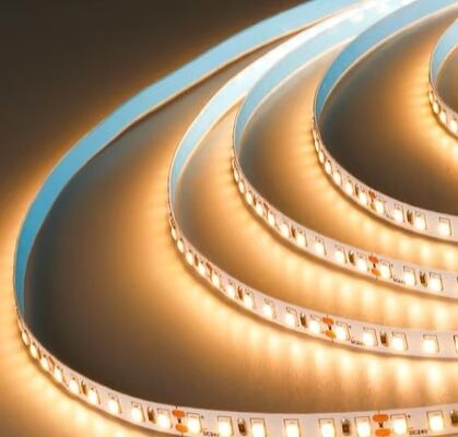 উচ্চ ঘনত্ব 480leds উচ্চ দক্ষতা 24V আইপি 67 উষ্ণ সাদা 2700 কে ডট ফ্রি 8 মিমি সিওবি এলইডি স্ট্রিপ লাইট কিট হোম গার্ডেন সিলিং জন্য