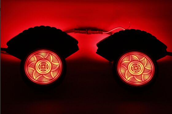 কারখানার সরাসরি বিক্রয় উচ্চ মানের ফেয়ারগ্রাউন্ড লাইট 50mm DC24V IP67 RGBW LED পয়েন্ট লাইট বিনোদন পার্ক LED লাইট