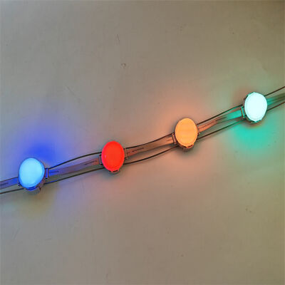 আউটডোর RGB LED পিক্সেল লাইট জলরোধী IP67 LED অ্যালুমিনিয়াম ট্র্যাক লাইটিং 40mm DC24V বাড়ির স্থায়ী ক্রিসমাস ছুটির আলোর জন্য