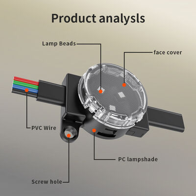 হট প্রোডাক্ট এলইডি ইন্টেলিজেন্ট আরজিবিডব্লিউ রঙিন পয়েন্ট লাইট সোর্স ওয়াটারপ্রুফ ইভস লাইটস মোবাইল ফোন অ্যাপ ভয়েস কন্ট্রোল আইপি৬৭