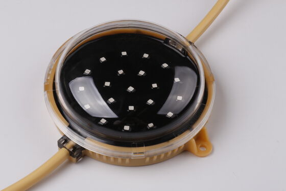 100mm 24V RGB DMX512 IP67 Waterproof LED Point Light with 120° Beam Angle