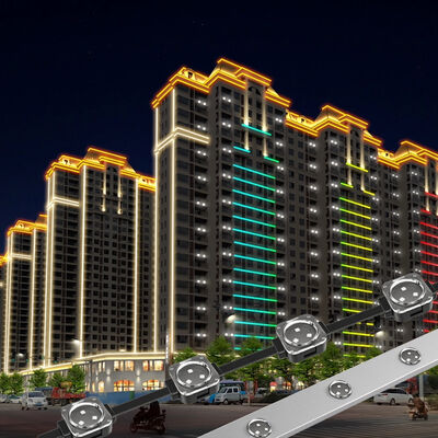 30mm Outdoor IP67 Waterproof DMX512 Control RGBW LED Point Light for Building Decoration