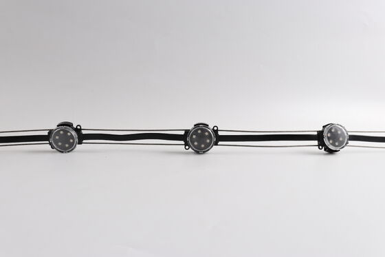 40mm 1800K-6500K পিক্সেল পয়েন্ট লাইট DMX512 IP67 ওয়াটারপ্রুফ 120° বিম এঙ্গেল ইউভি প্রতিরোধী