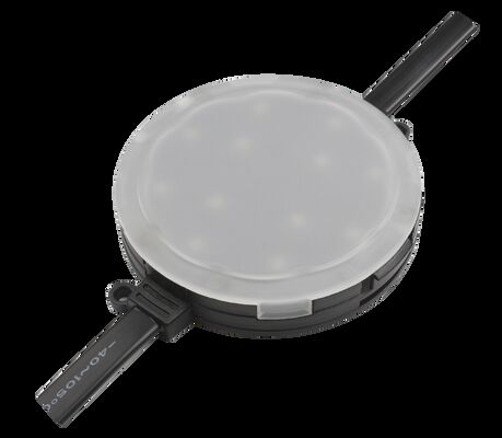 80মিমি RGBW DC24V পিক্সেল পয়েন্ট লাইট DMX512 IP67 জলরোধী 120° বিম অ্যাঙ্গেল UV প্রতিরোধী