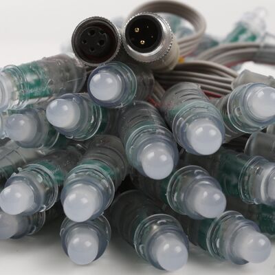 9mm RGB LED পিক্সেল লাইট IP67 BIS স্টেজ সিলিং বায়ুমণ্ডল এবং সাইনেজ আলোর জন্য প্রত্যয়িত