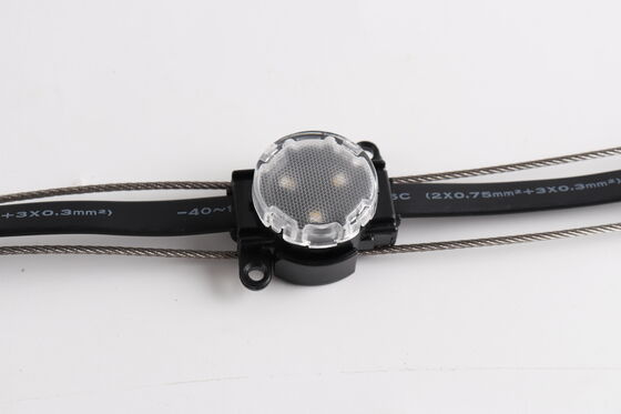 সৌর শক্তি চালিত RGBW LED পয়েন্ট লাইট IP67 জলরোধী 30mm DC12V আউটডোর বিল্ডিং ল্যান্ডস্কেপ লাইটিং এর জন্য