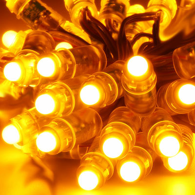 হলুদ রঙ 12V আইপি 67 0.13W 12 মিমি LED পিক্সেল মডিউল