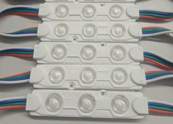 5050 এসএমডি 3 এলইডি মডিউল 0.75W 12v আইপি 67 আরজিবি ইনজেকশন এলইডি মডিউল নেতৃত্বাধীন স্ট্রিপ লাইট মডিউল