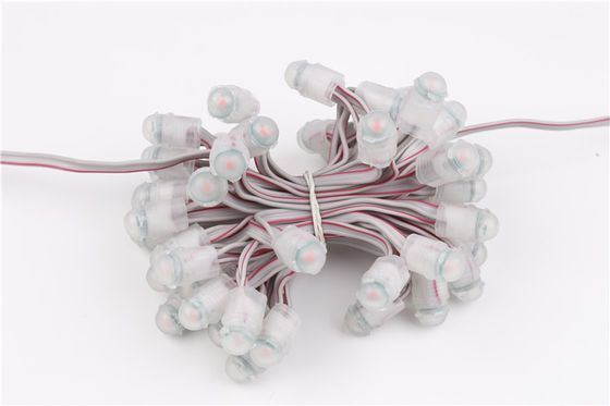 সাইন লেটার 9mm LED পিক্সেল লাইট ডাবল চিপ IP67 0.2W 12V জলরোধী