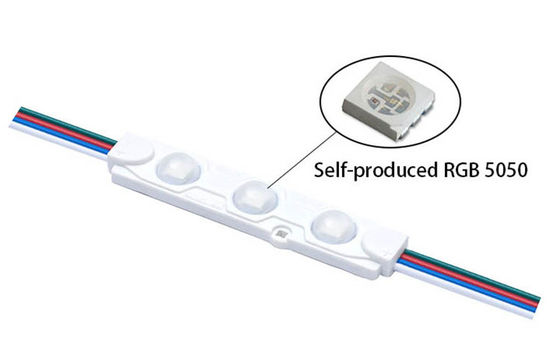জলরোধী DC12V 0.72W আরজিবি নেতৃত্বাধীন মডিউল লাইট এসএমডি 5050